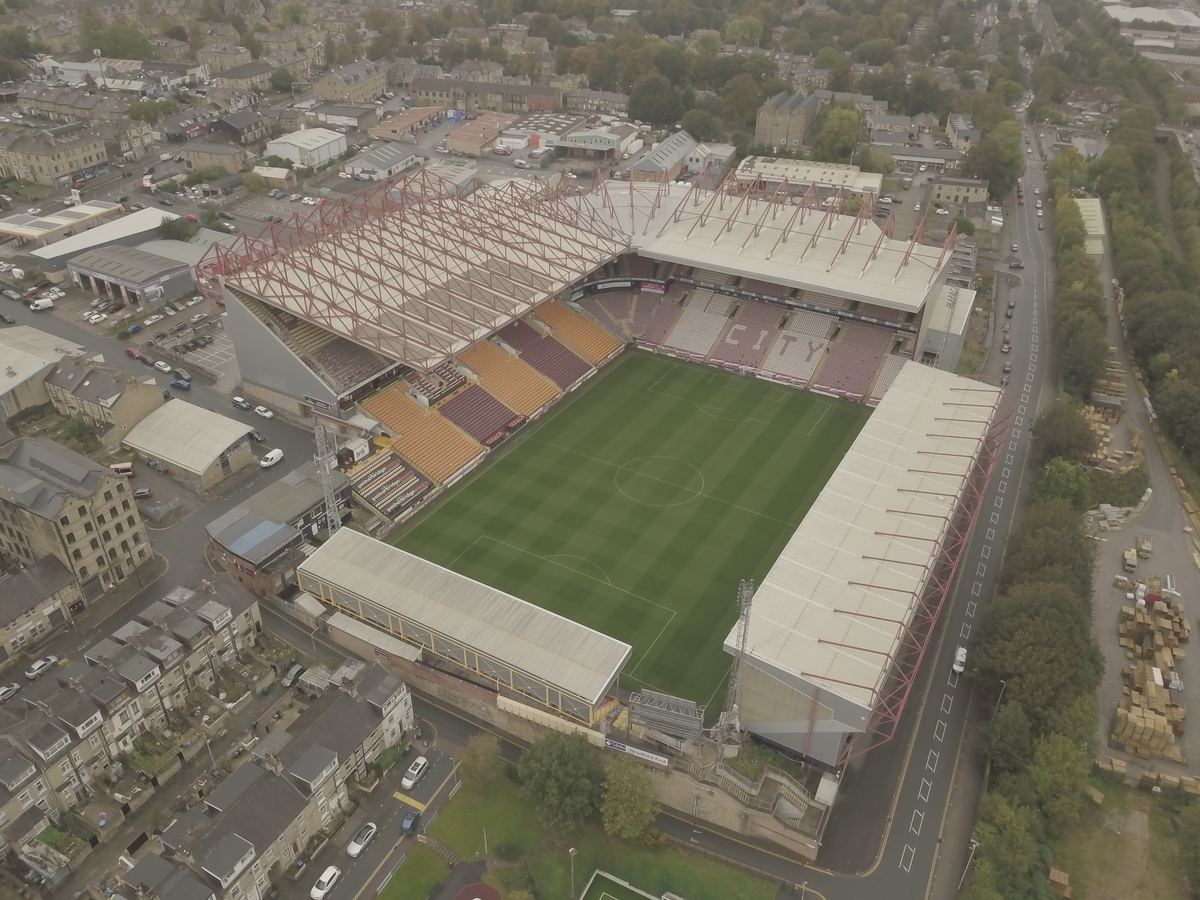 Bradford City FC, Valley Parade: Sport and recreation project by Lead Group